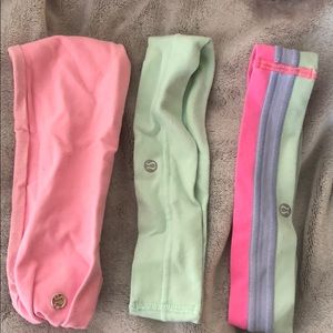 LAST CHANCE Lulu lemon Headband bundle